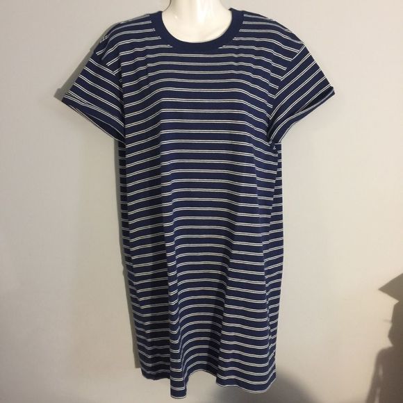 Madewell Tina Stripe T-Shirt Dress - Picture 4 of 7